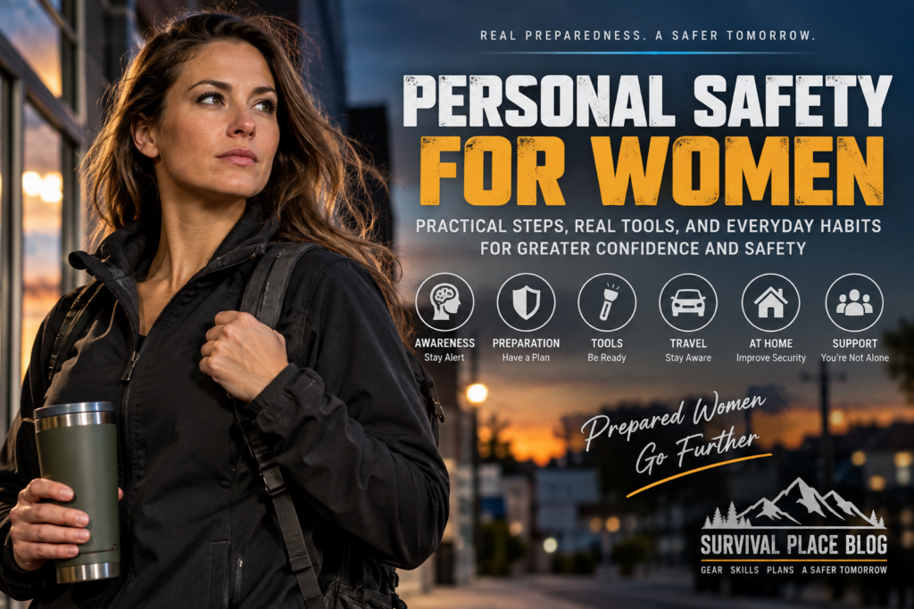 Personal safety for women guide covering awareness, preparedness and everyday safety