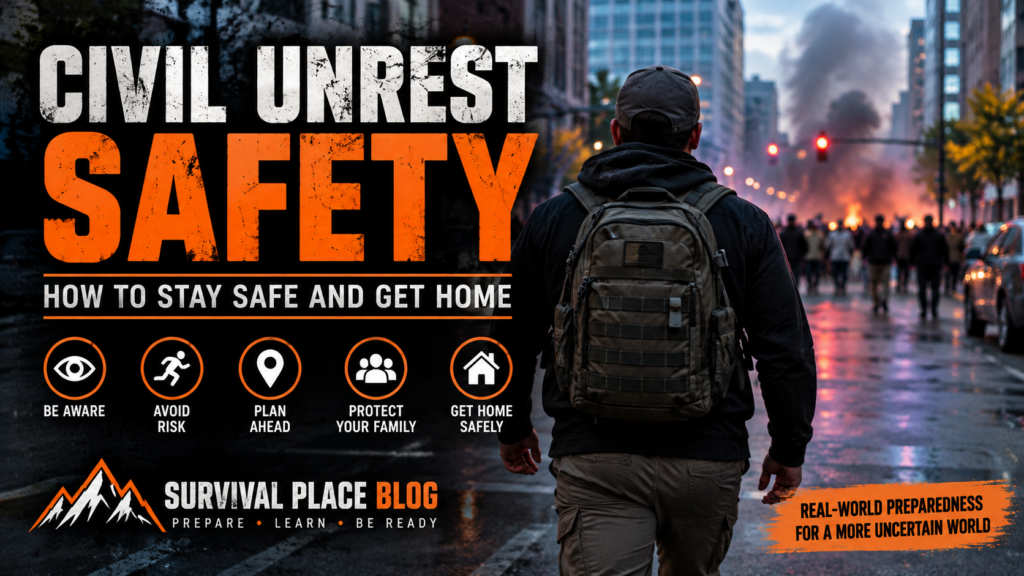 Civil unrest safety guide for staying aware, avoiding danger and getting home safely
