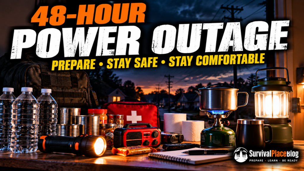 48 hours without power emergency preparedness supplies for a grid-down power outage